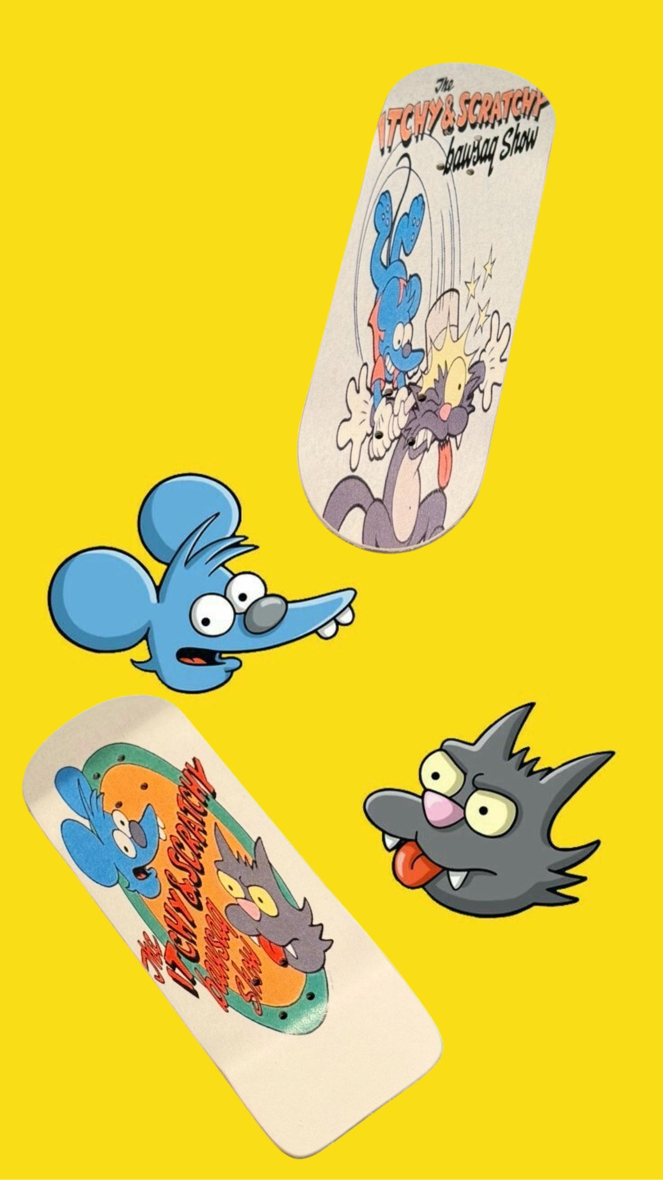 Scratchy and Itchy bawsaq set